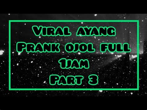 ayang prank ojol|Ayang prank ojol terbaru part 1